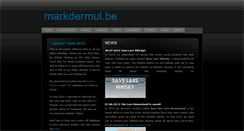 Desktop Screenshot of markdermul.be